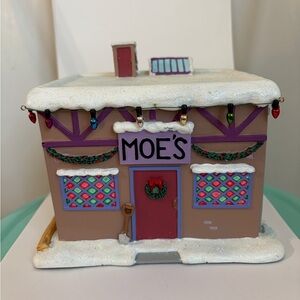 2003 Hawthorne Simpsons Christmas Village “Moe’s Tavern”